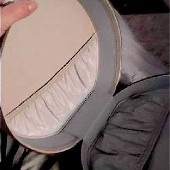 Faux Ostrich Train Case, Vintage - Picture 3 of 3